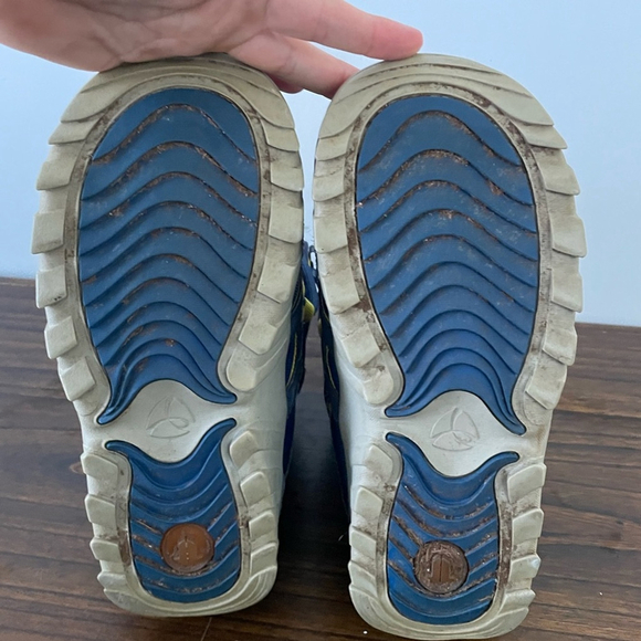 Burton, women 6 or youth 4-4.5, Moto, blue and yellow lace up snowboard boots - Picture 12 of 12